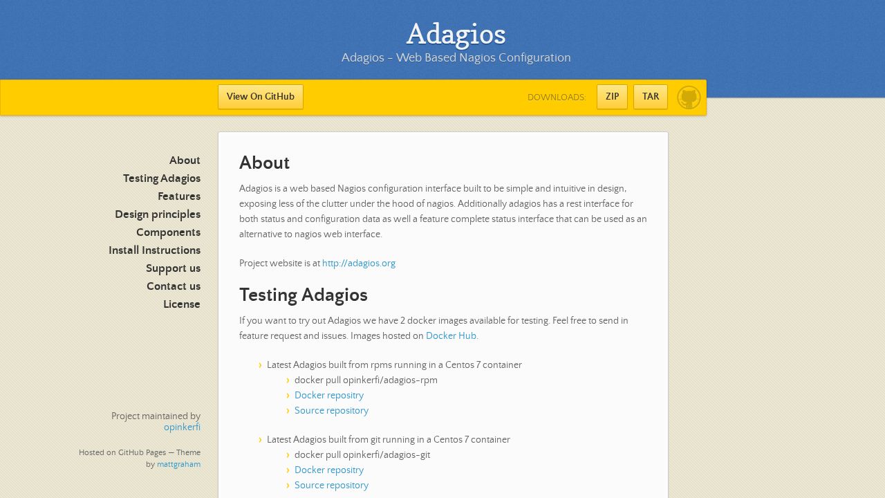 Adagios logo