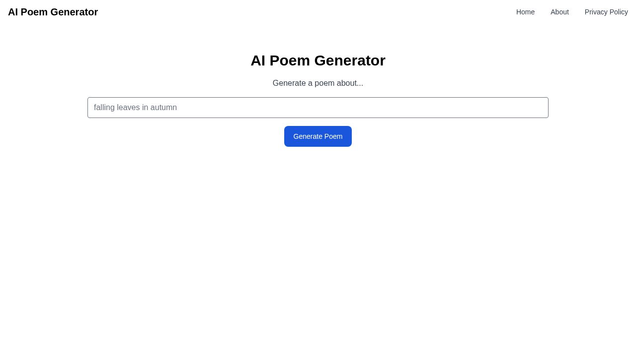 AI Poem Generator logo