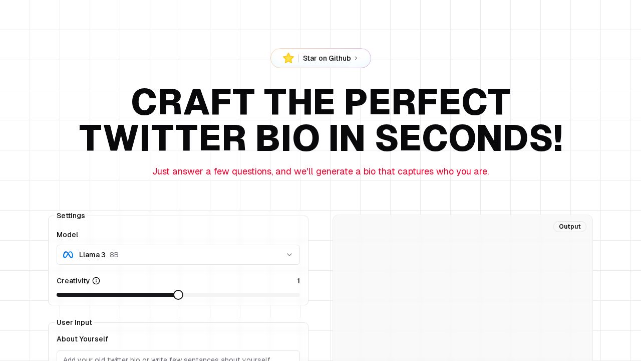 AI Twitter Bio Generator logo