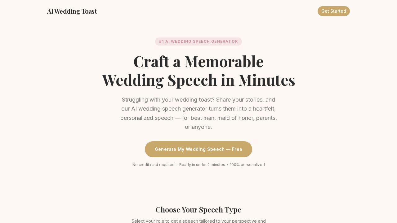 AI Wedding Toast logo