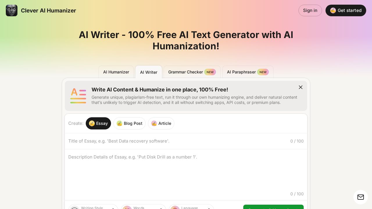 AI Writer logo