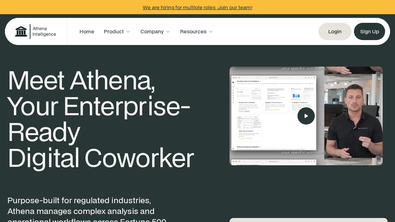 Athena Intelligence logo