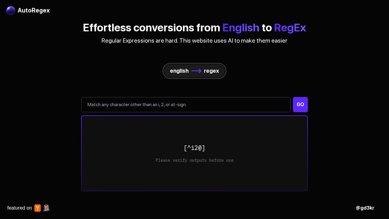 AutoRegex logo