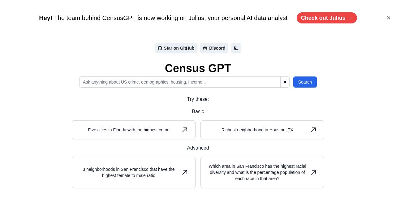 Census GPT logo