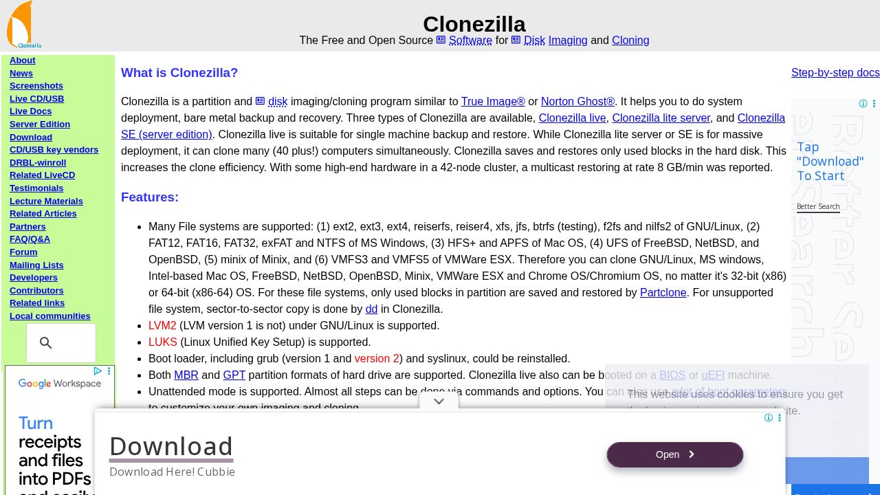 Clonezilla logo