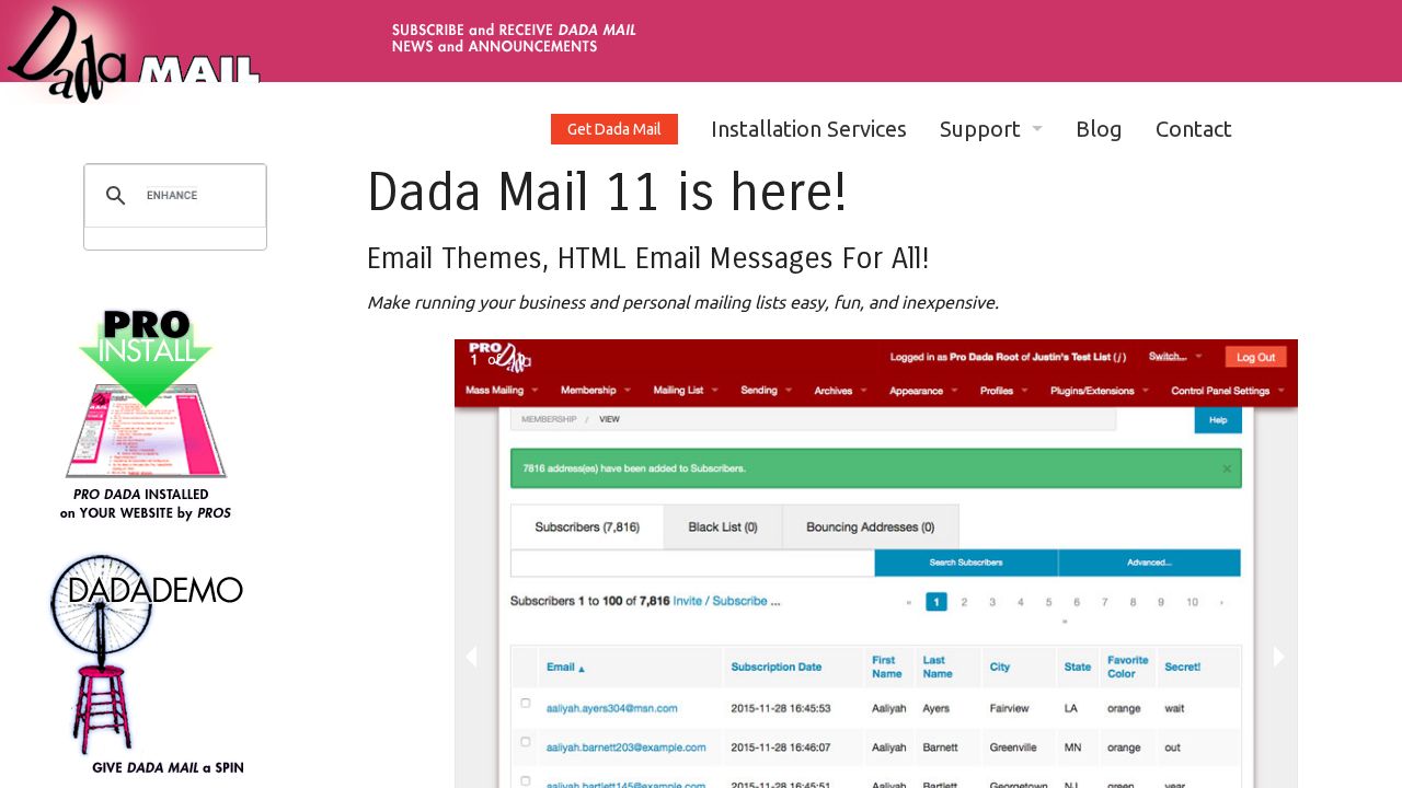 Dada Mail logo
