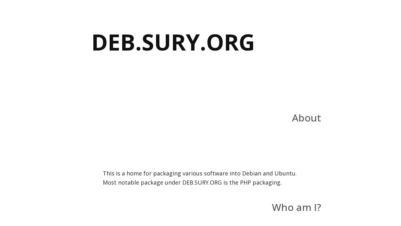 DEB.SURY.ORG logo