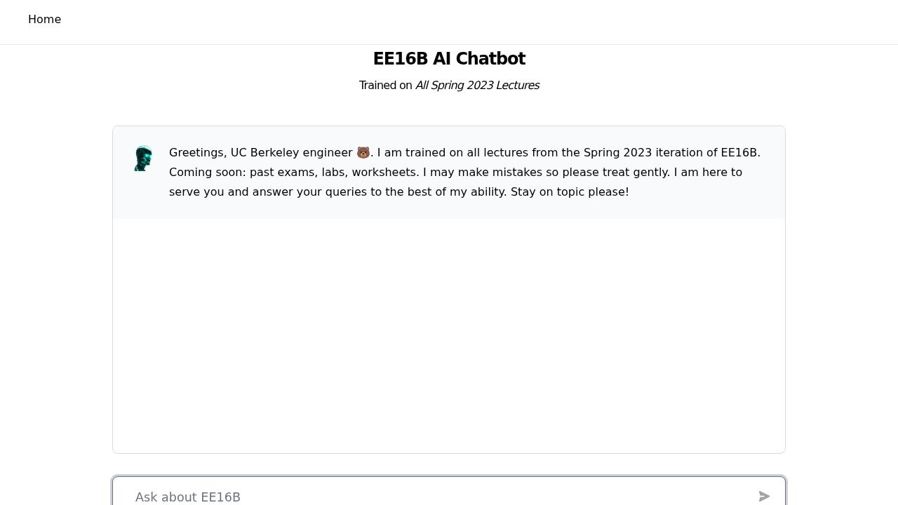 EE16B AI Chatbot logo