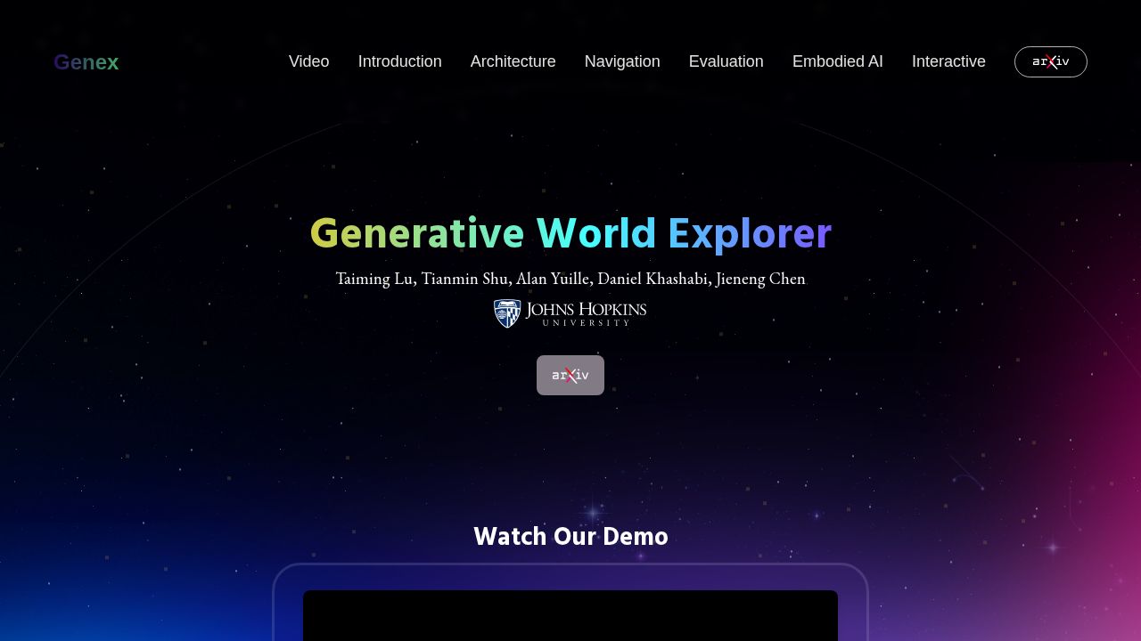 Generative World Explorer logo