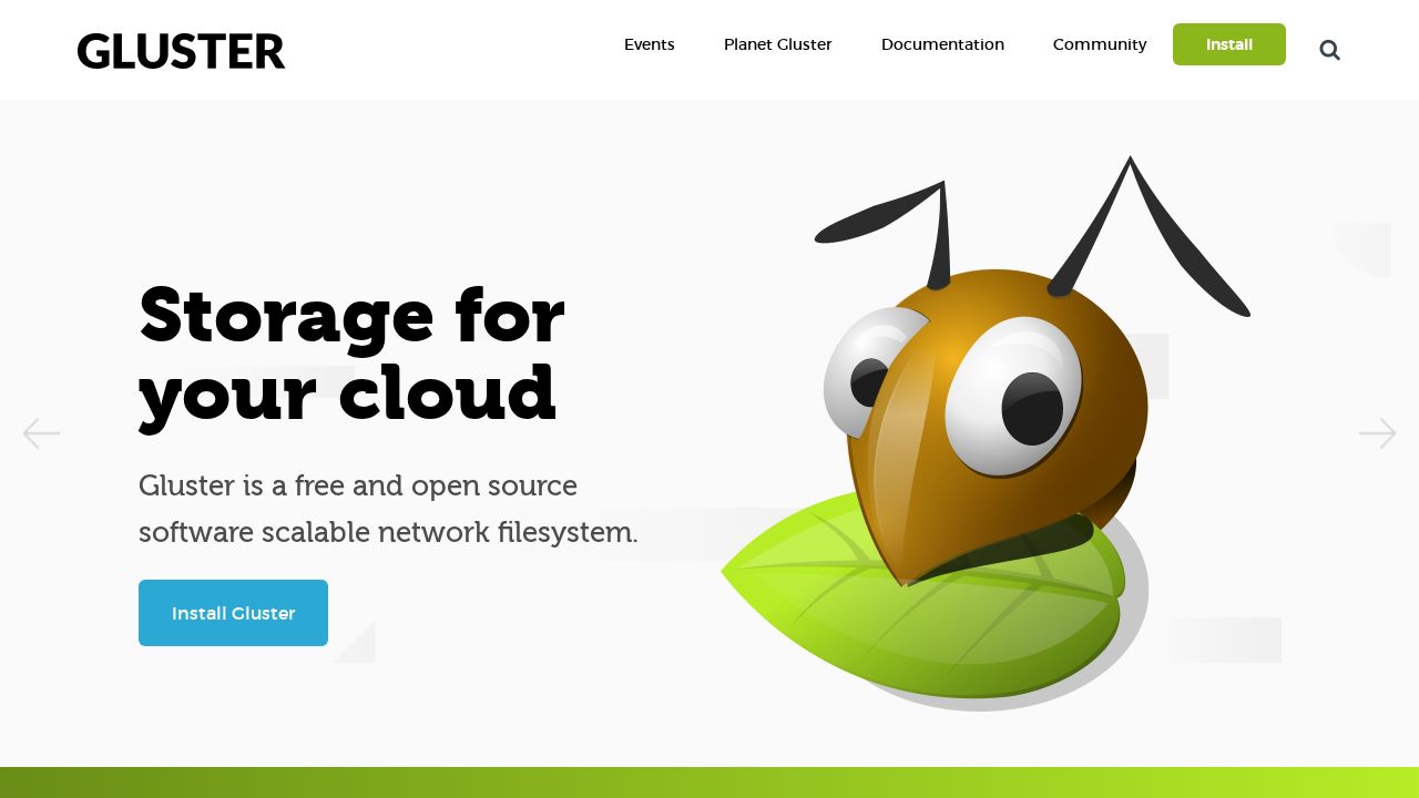 Gluster logo