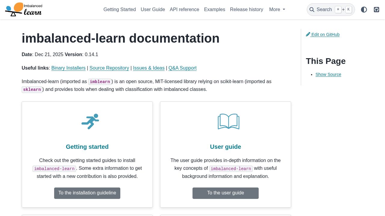 Imbalanced-learn logo