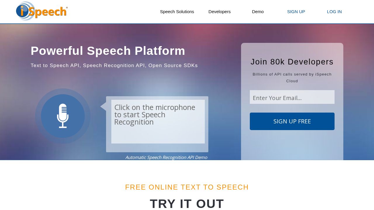 iSpeech logo