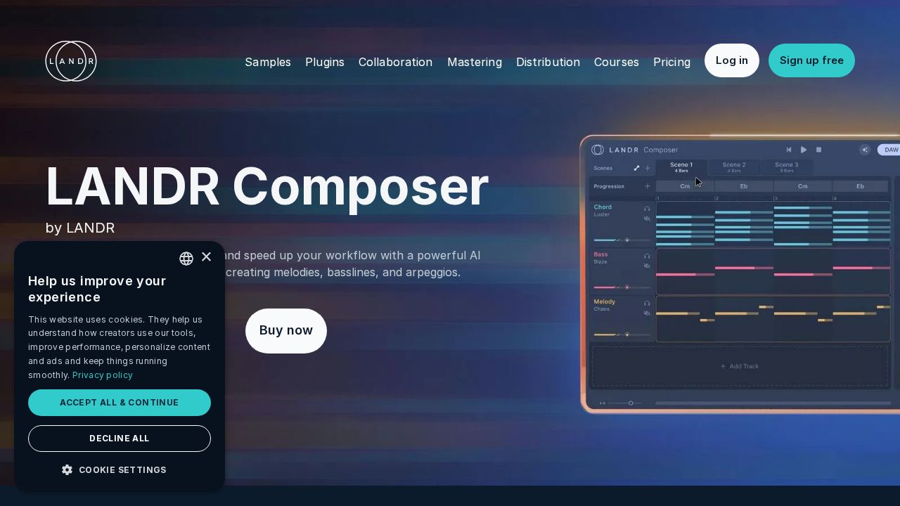 LANDR Composer logo