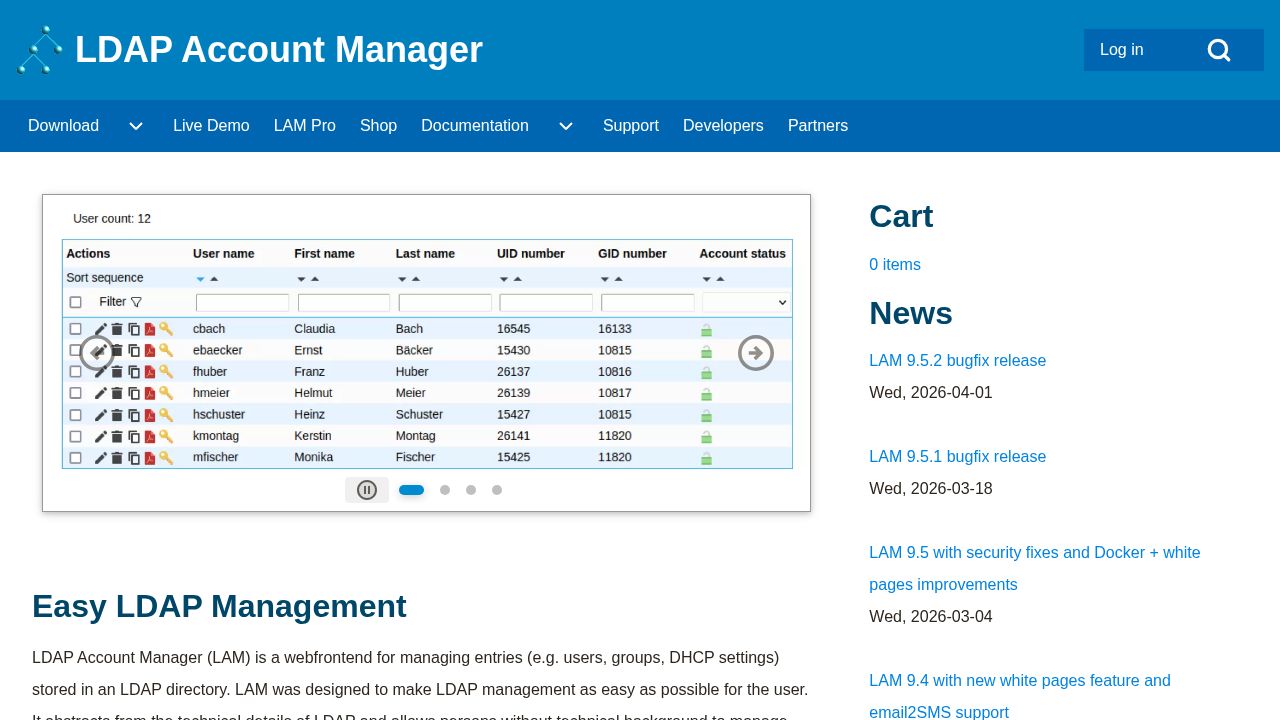 LDAP Account Manager logo