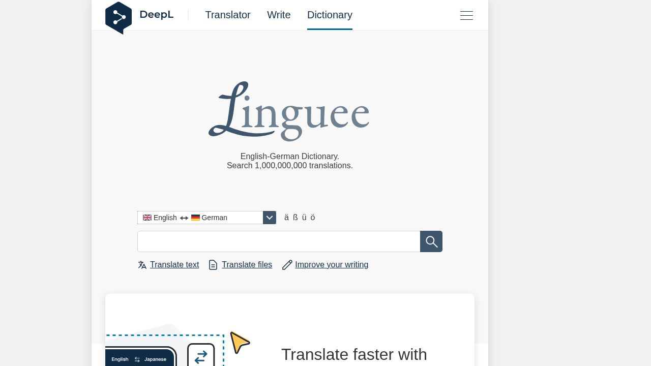 Linguee logo