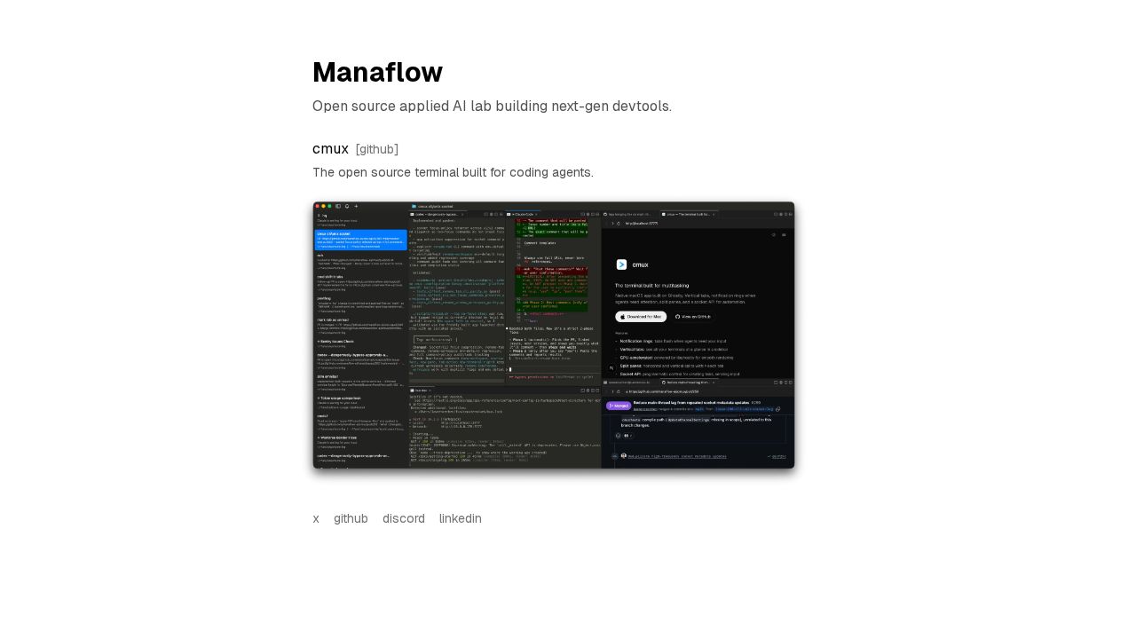 Manaflow logo