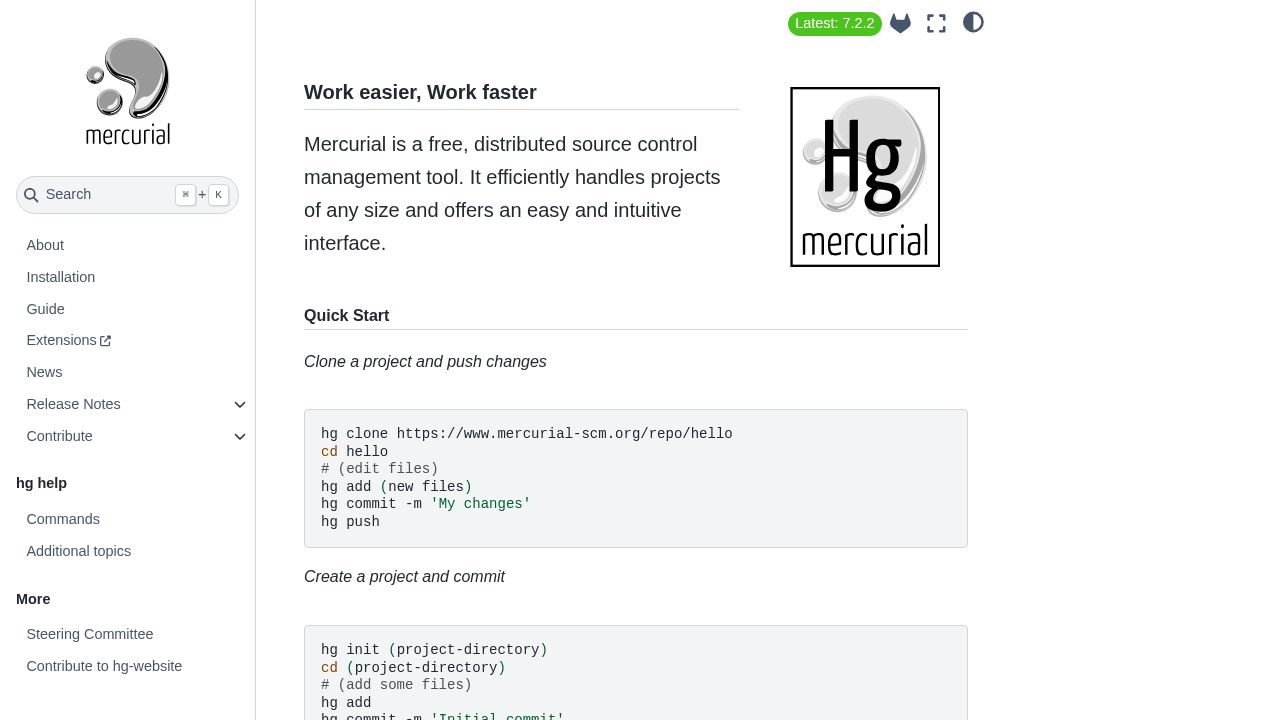Mercurial logo