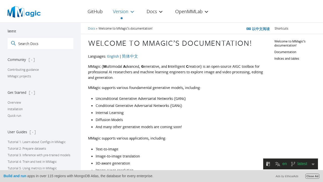 MMagic logo