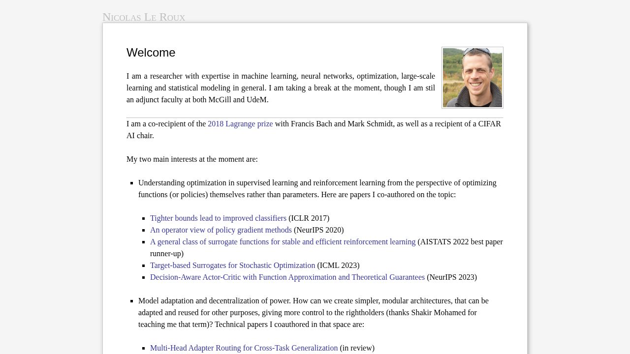 Nicolas Le Roux logo