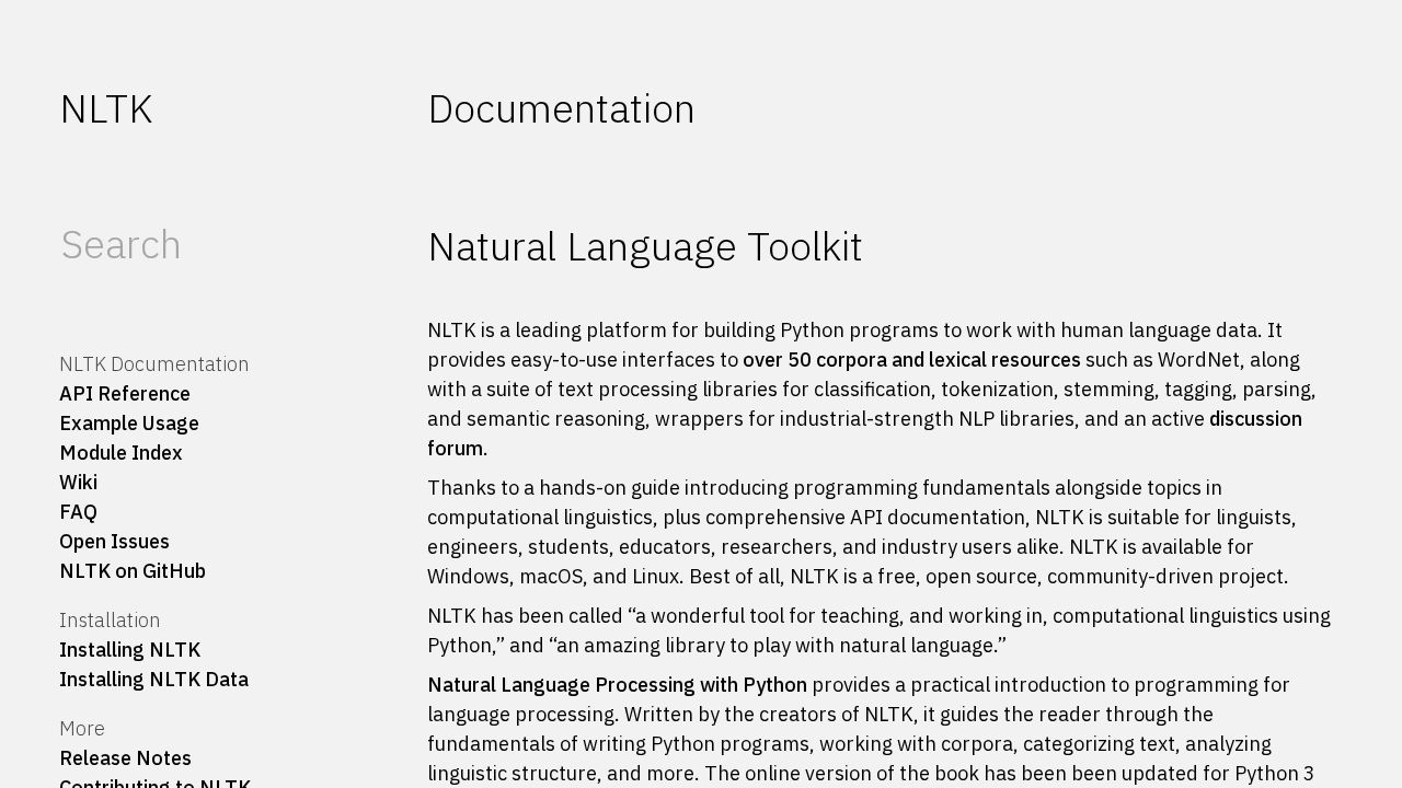 NLTK logo