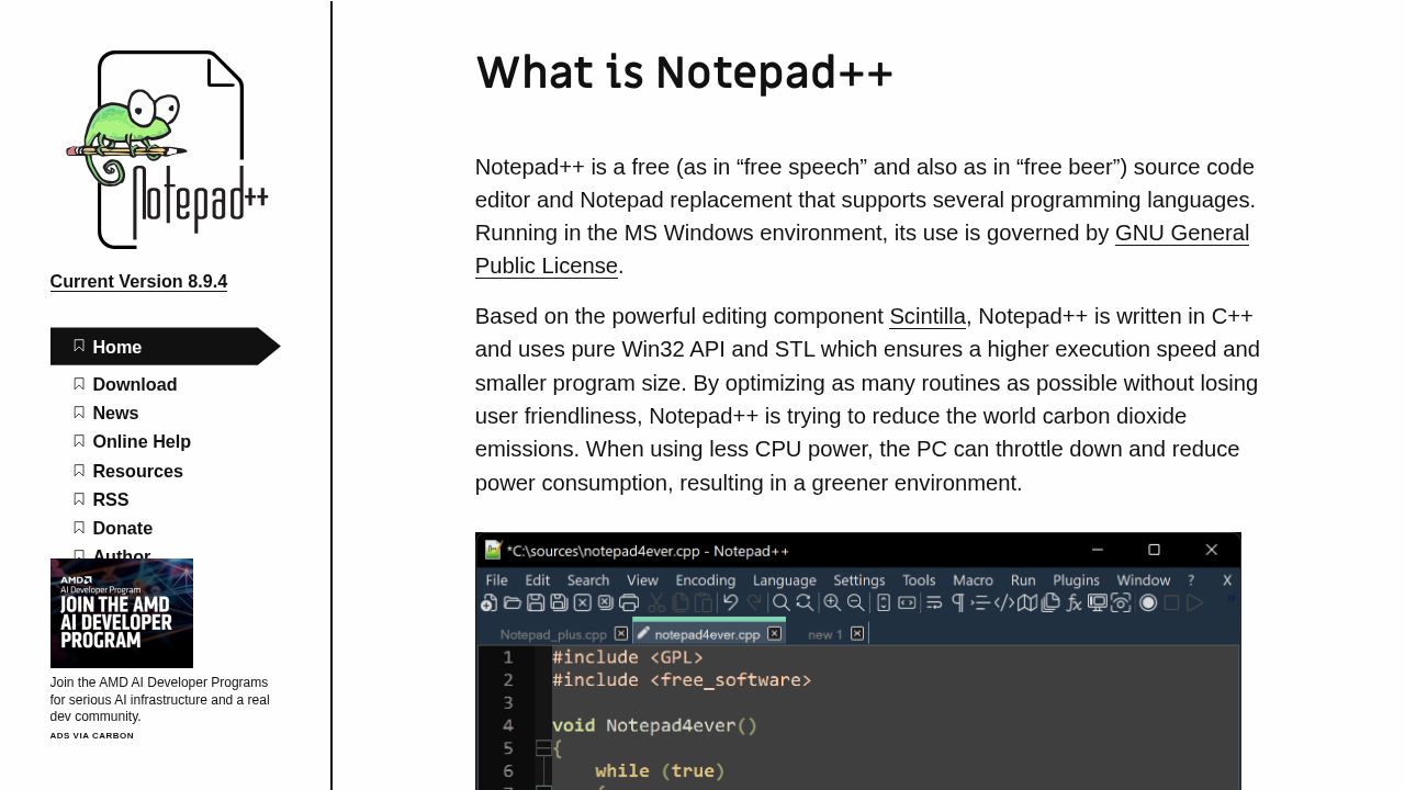 Notepad++ logo