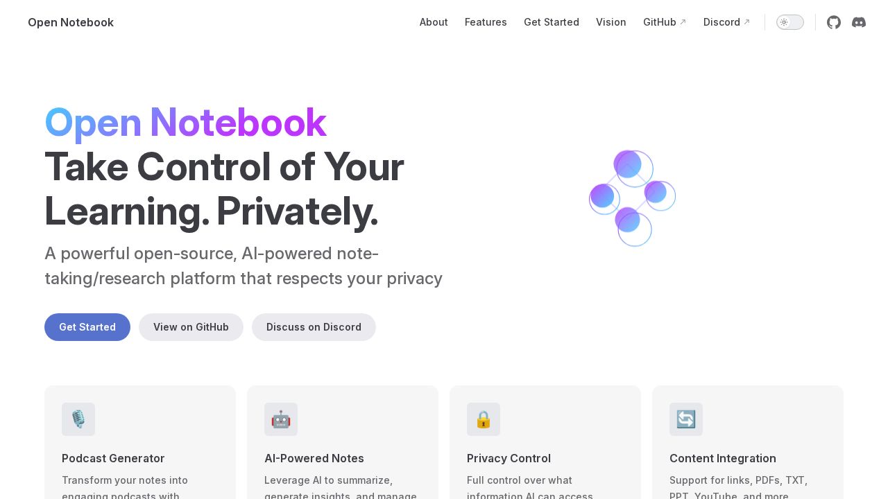 Open Notebook logo