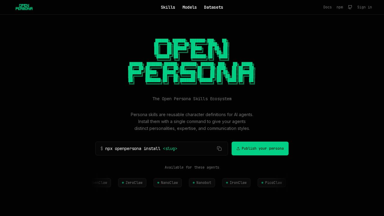 OpenPersona logo