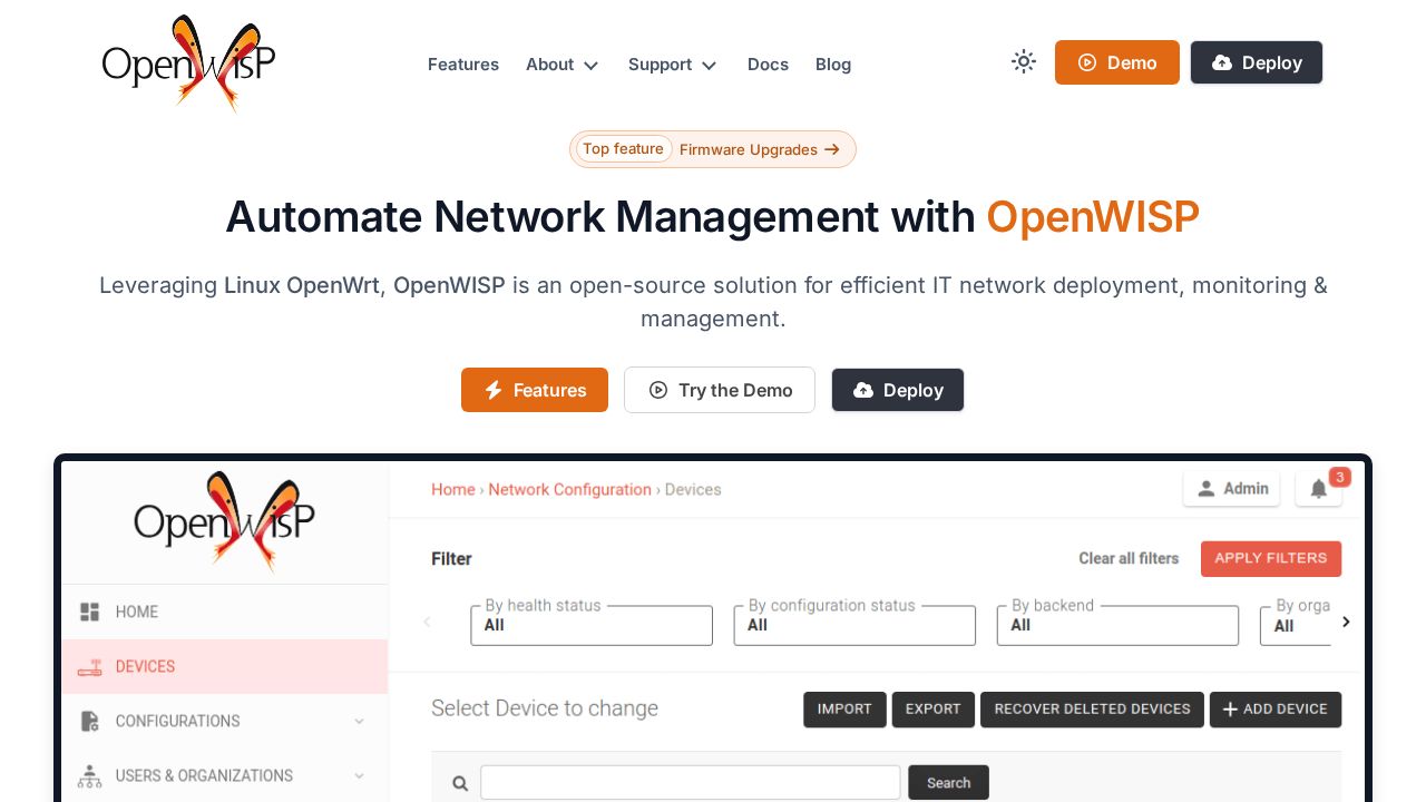 OpenWISP logo
