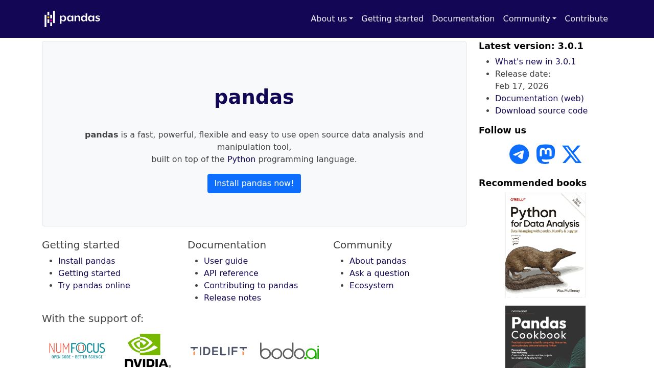pandas logo