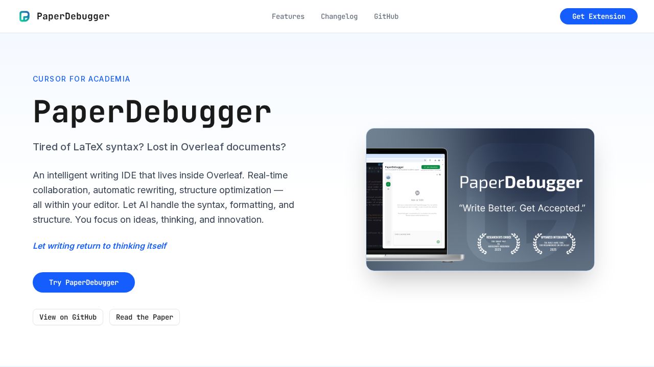 PaperDebugger logo