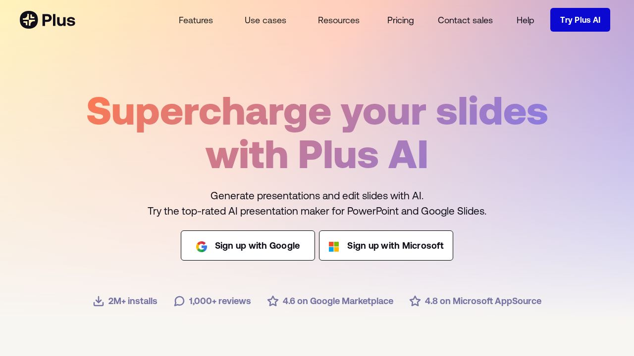 Plus AI logo