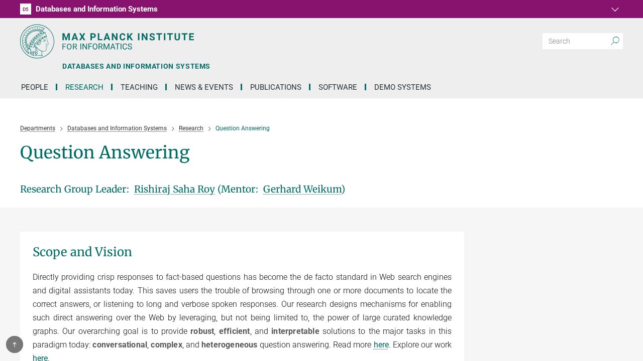 Question Answering logo