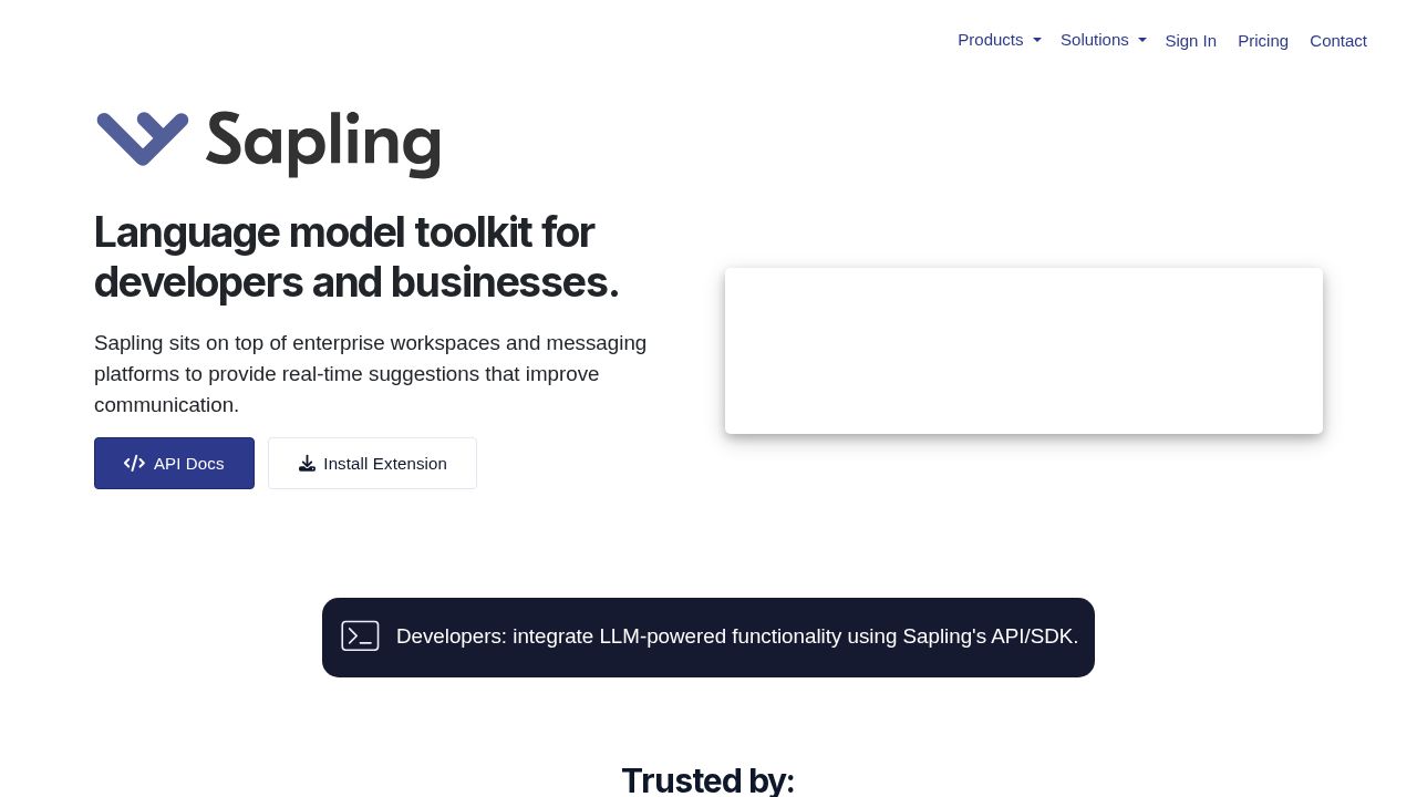 Sapling logo