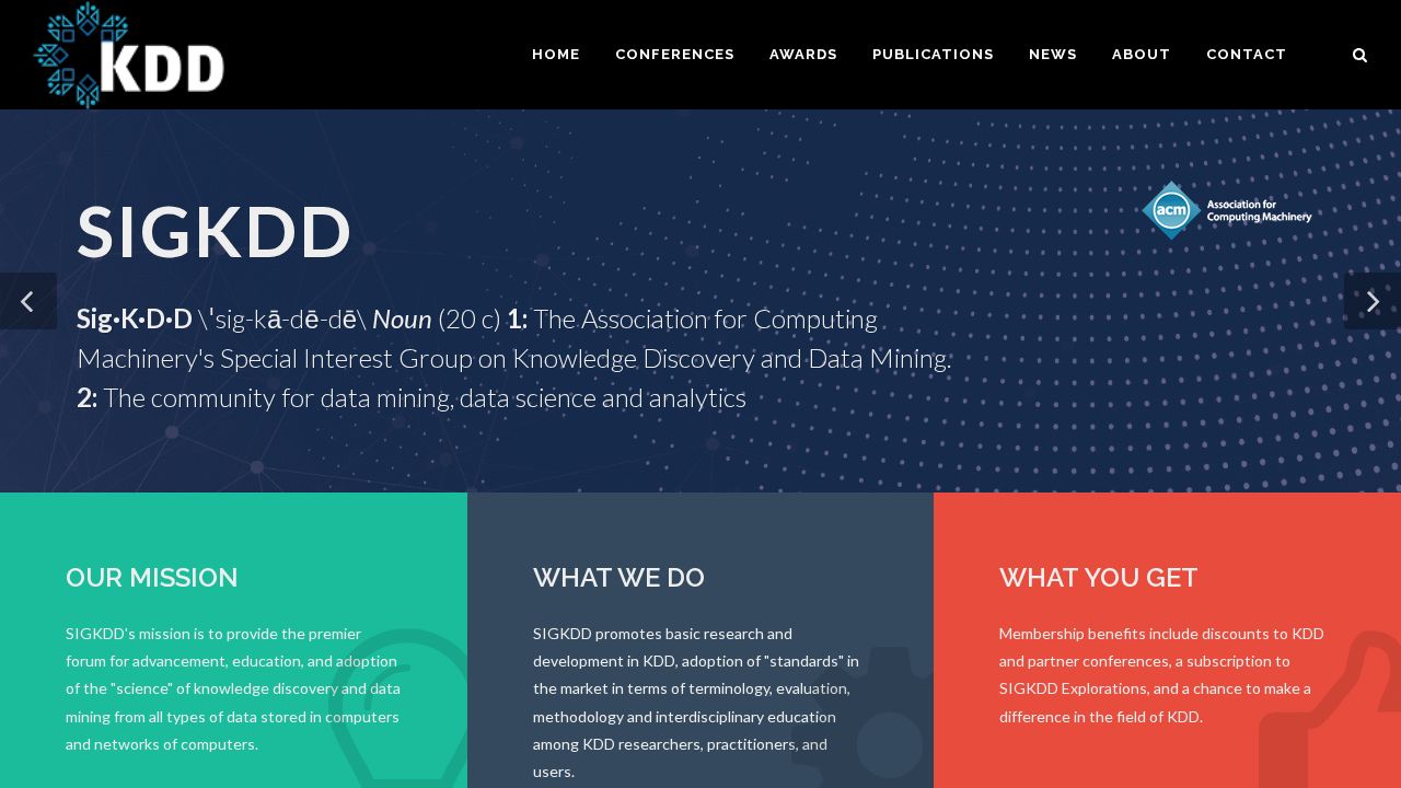 SIGKDD logo