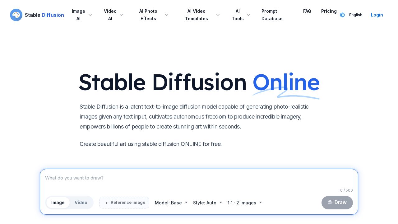 Stable Diffusion Online logo
