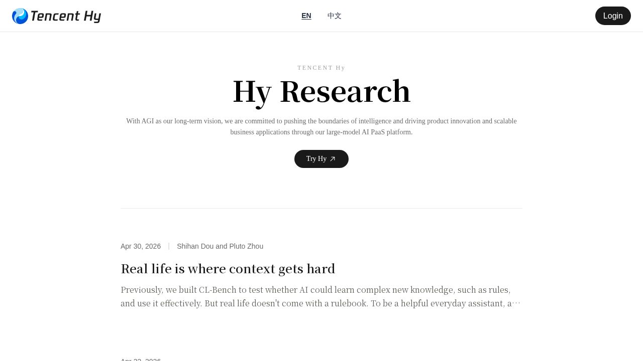 Tencent Hy Research logo