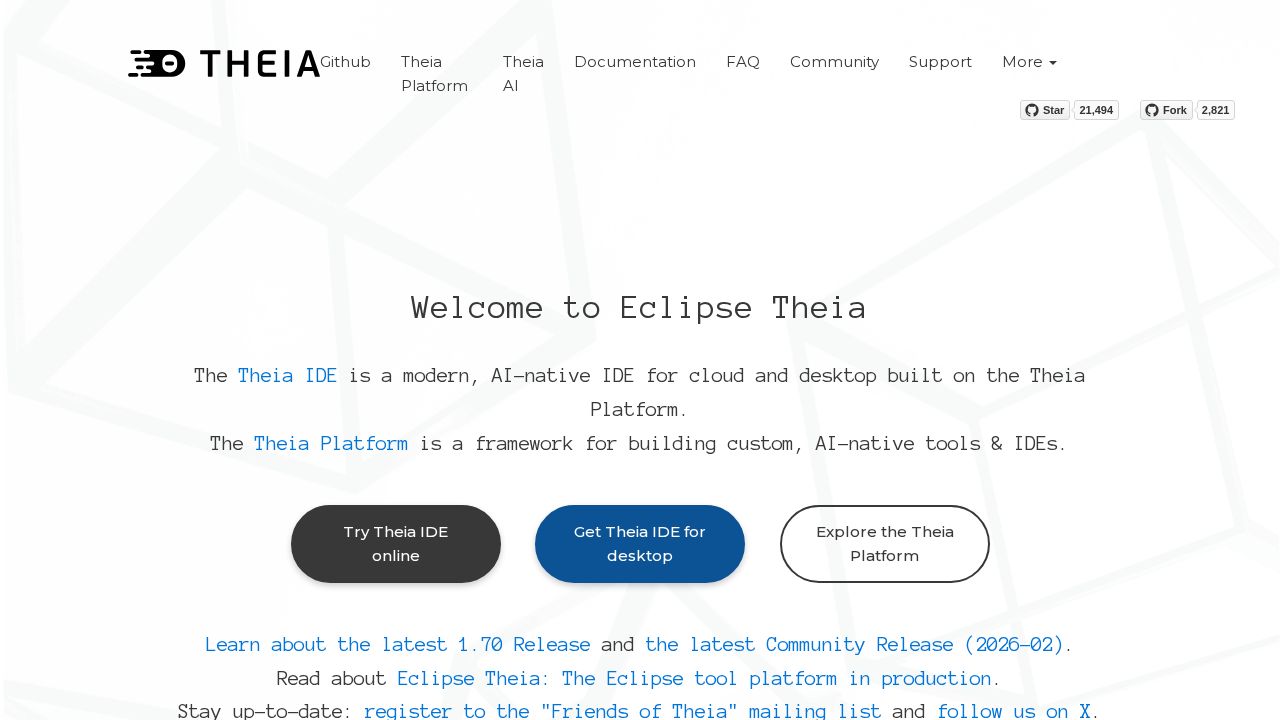 Theia IDE logo