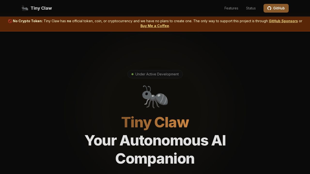 Tiny Claw logo
