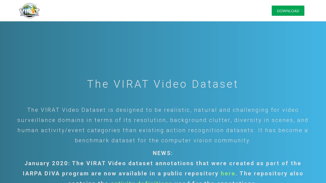 VIRAT Video Dataset logo