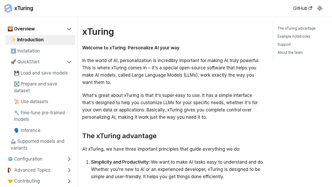 xTuring logo
